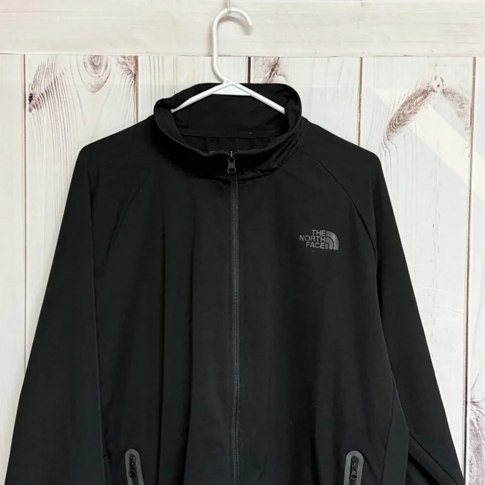 The North Face Vented Shell‎ Jacket Men’s XL Black Lightweight EUC